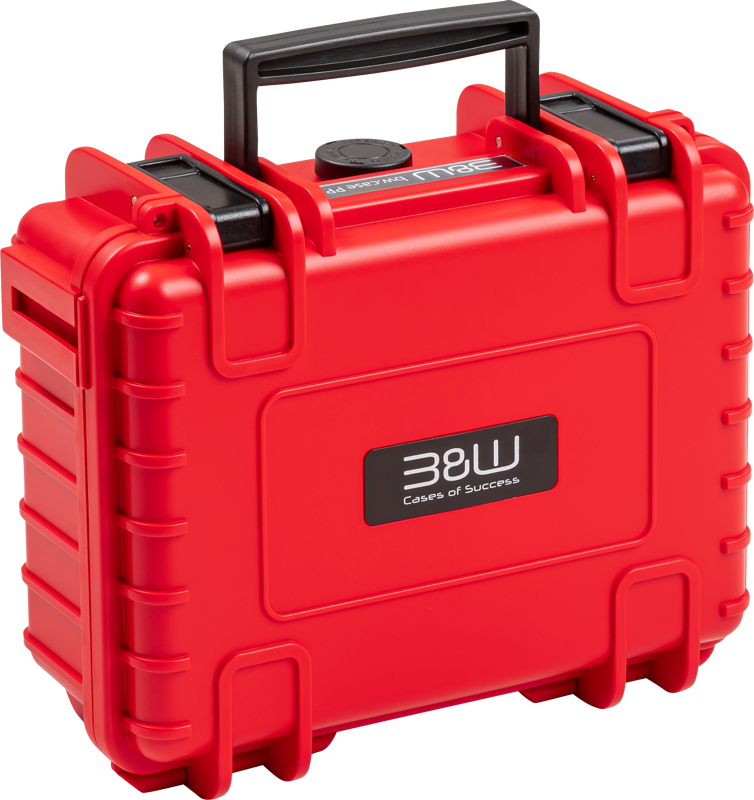 BW Outdoor Case Type 500 for Insta360 X3, red