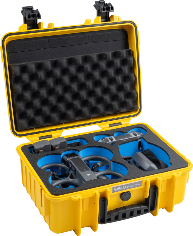 BW Outdoor Cases Type 4000 for DJI Avata2 - yellow