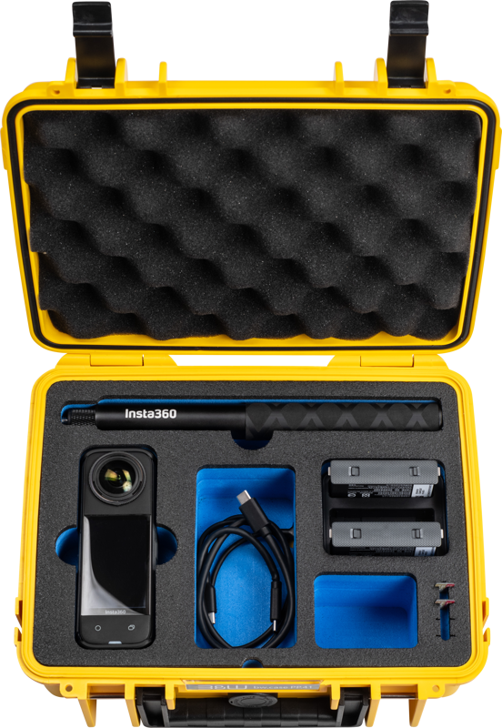 BW Outdoor Case Type 1000 for Insta360 X4, yellow