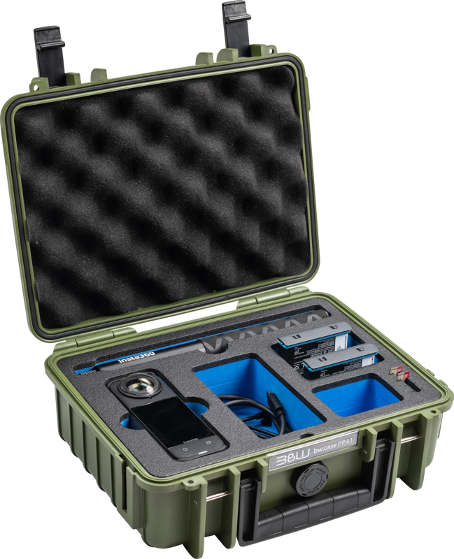 BW Outdoor Case Type 1000 for Insta360 X4, bronze green