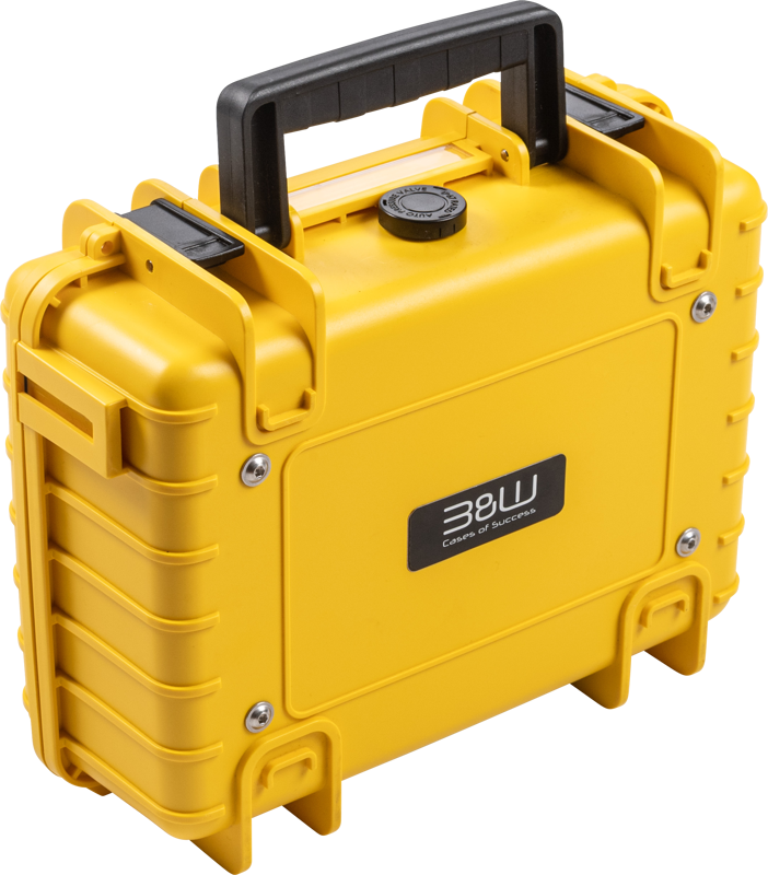 BW Outdoor Battery.case P908.08. Transport & Storage of defective lithium batteries, yellow