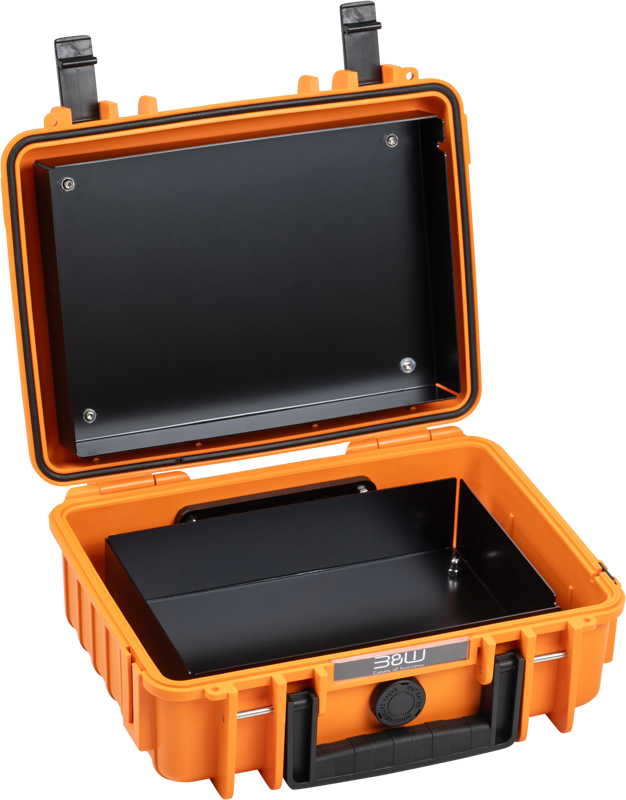 BW Outdoor Battery.case P908.08. Transport & storage of defective lithium batteries, orange