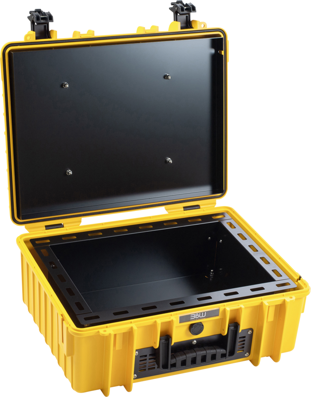 BW Outdoor Battery.case 908.8. Transport & Storage of defective lithium batteries, yellow