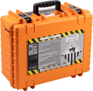 BW Outdoor Battery.case 908.8. Transport & Storage of defective lithium batteries, orange