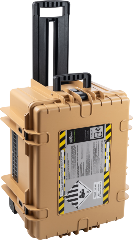 BW Outdoor Battery.case 908.16. Transport & Storage of defective lithium batteries, desert tan