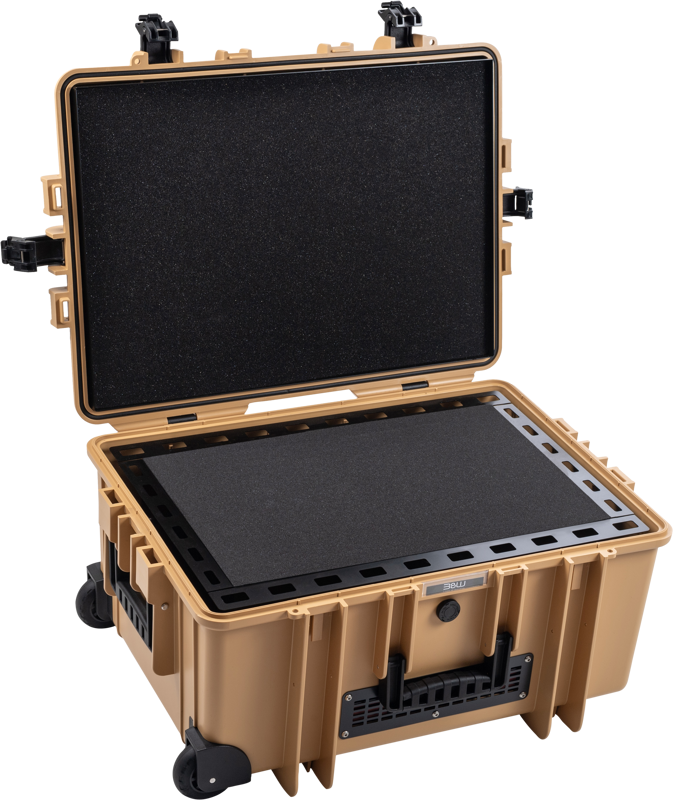 BW Outdoor Battery.case 908.16. Transport & Storage of defective lithium batteries, desert tan