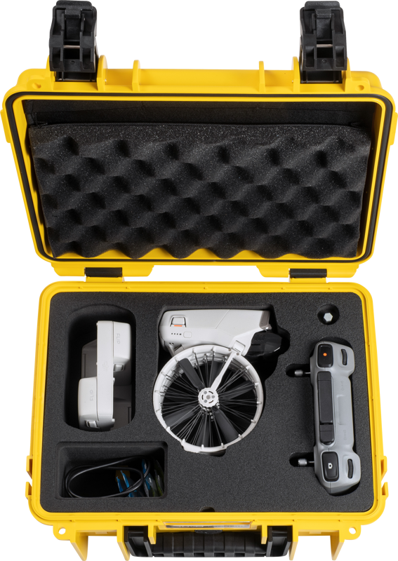 BW Outdoor Cases Type 3000/PP.117 for DJI Flip, Yellow