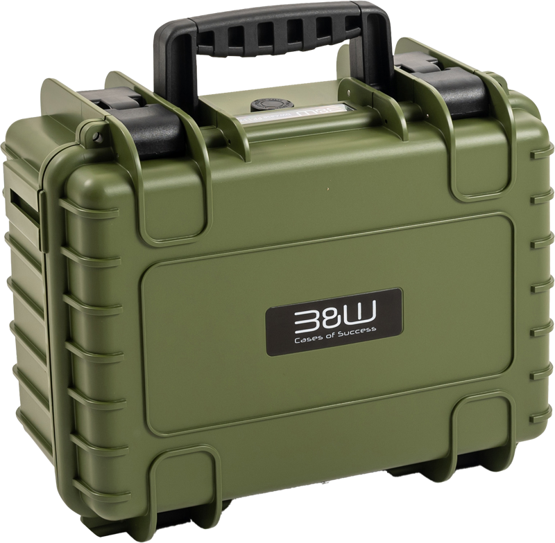 BW Outdoor Cases Type 3000/PP.117 for DJI Flip, Bronze Green