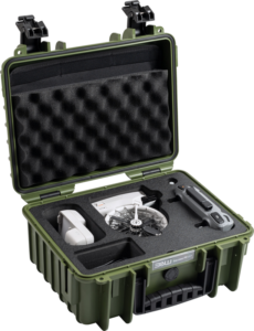 BW Outdoor Cases Type 3000/PP.117 for DJI Flip, Bronze Green