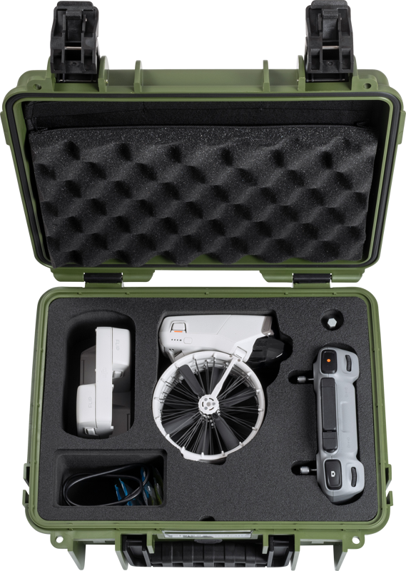 BW Outdoor Cases Type 3000/PP.117 for DJI Flip, Bronze Green