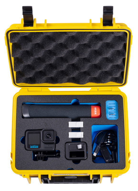 BW Outdoor Action Case Type PP.41 I for GoPro HERO 13 (fits GoPro 9-13), yellow