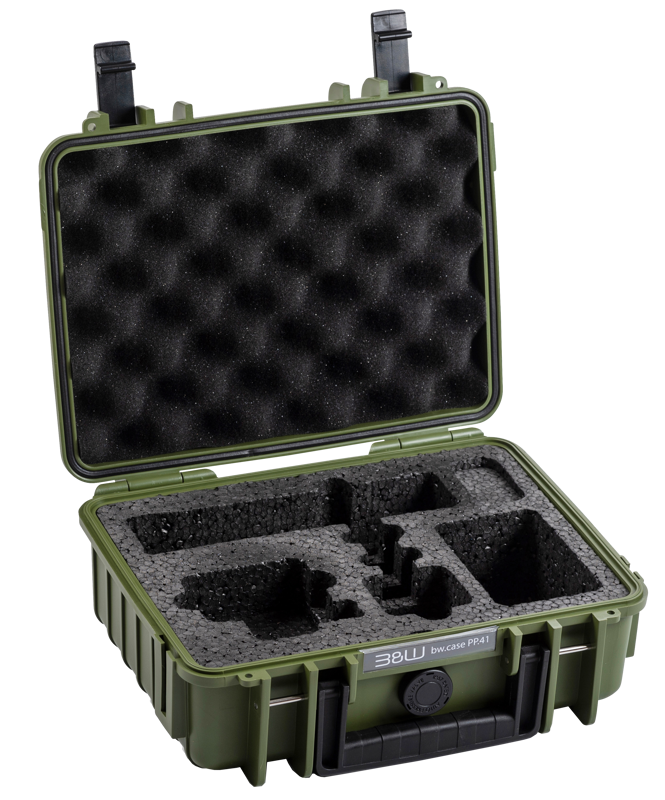BW Outdoor Action Case Type PP.41 I for GoPro HERO 13AP (fits GoPro 9-13AP), bronze green