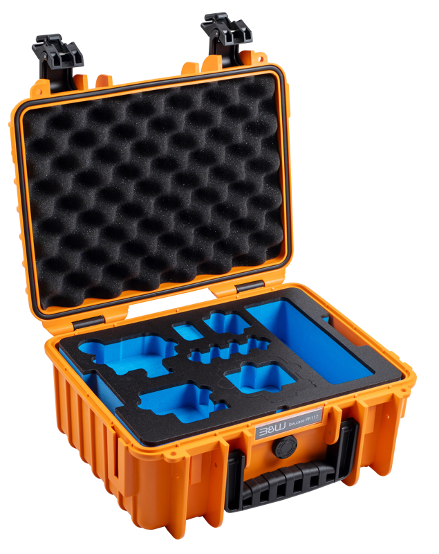 BW Outdoor Action Case Type PP.117 I for GoPro HERO 13 (fits GoPro 9-13), orange