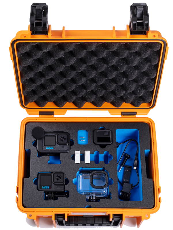 BW Outdoor Action Case Type PP.117 I for GoPro HERO 13 (fits GoPro 9-13), orange