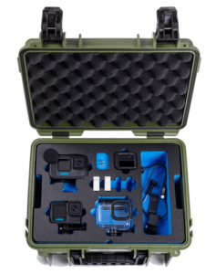 BW Outdoor Action Case Type PP.117 I for GoPro HERO 13 (fits GoPro 9-13), bronze green