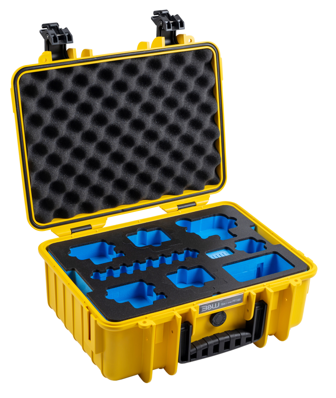 BW Outdoor Action Case Type PP.166 I for GoPro HERO 13 (fits GoPro 9-13), yellow