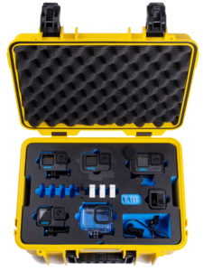 BW Outdoor Action Case Type PP.166 I for GoPro HERO 13 (fits GoPro 9-13), yellow