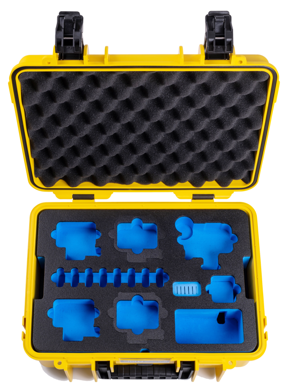 BW Outdoor Action Case Type PP.166 I for GoPro HERO 13 (fits GoPro 9-13), yellow