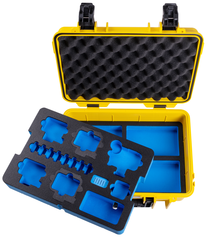 BW Outdoor Action Case Type PP.166 I for GoPro HERO 13 (fits GoPro 9-13), yellow