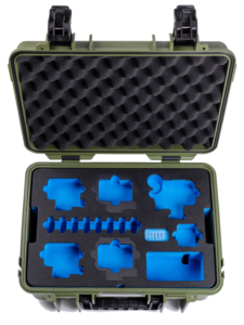 BW Outdoor Action Case Type PP.166 I for GoPro HERO 13 (fits GoPro 9-13), bronze green