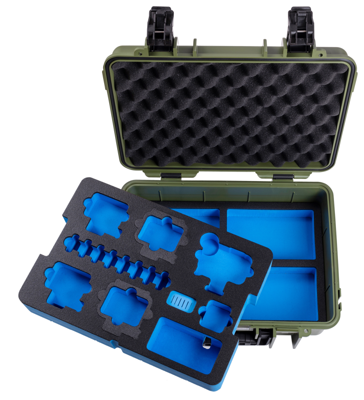 BW Outdoor Action Case Type PP.166 I for GoPro HERO 13 (fits GoPro 9-13), bronze green