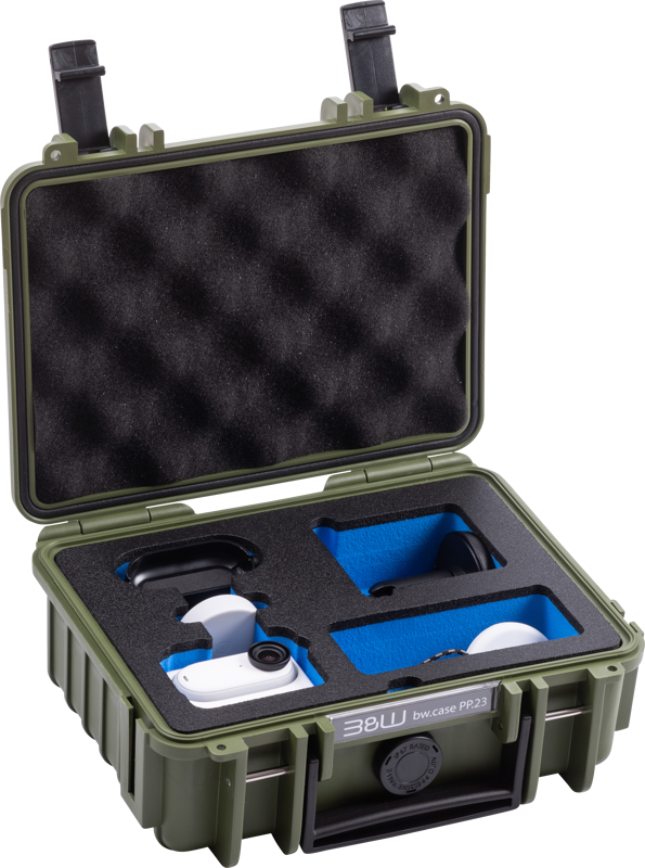 BW Outdoor Action Case Type PP.23. for Insta360 GO3/GO3S, bronze green