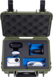 BW Outdoor Action Case Type PP.23. for Insta360 GO3/GO3S, bronze green