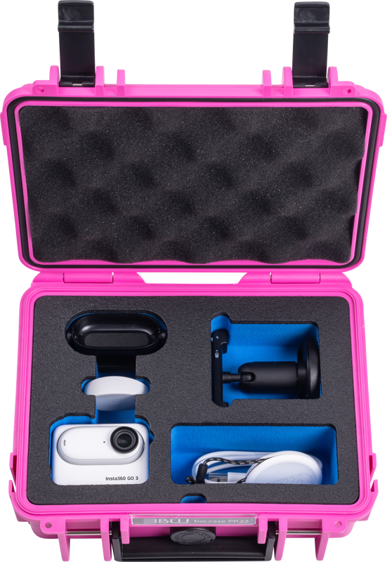BW Outdoor Action Case Type PP.23. for Insta360 GO3/GO3S, pink