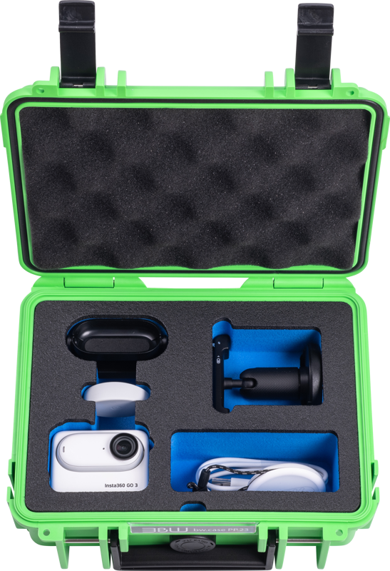 BW Outdoor Action Case Type PP.23. for Insta360 GO3/GO3S, green