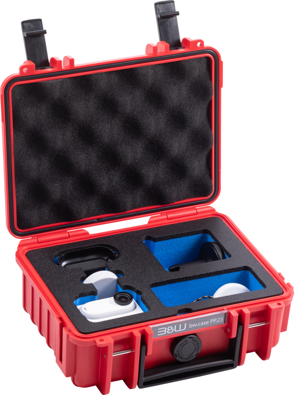 BW Outdoor Action Case Type PP.23. for Insta360 GO3/GO3S, red