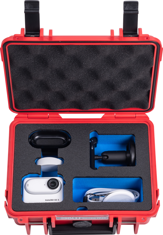 BW Outdoor Action Case Type PP.23. for Insta360 GO3/GO3S, red