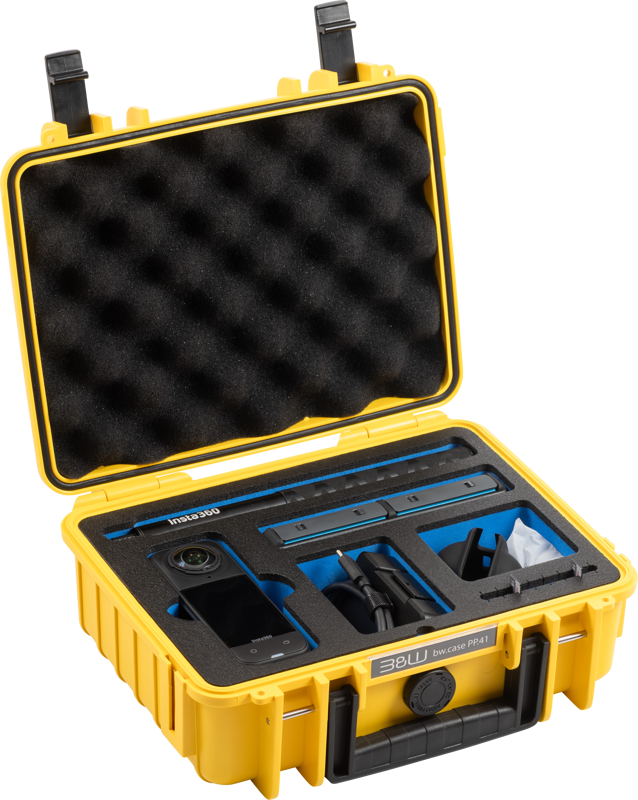BW Outdoor Case Type 1000 for Insta360 X4 / Insta360 X5, yellow