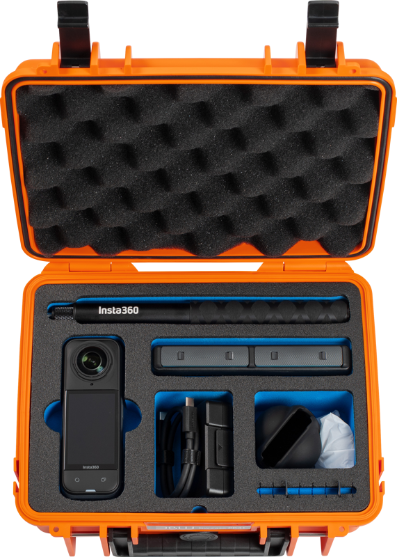 BW Outdoor Case Type 1000 for Insta360 X4 / Insta360 X5, orange