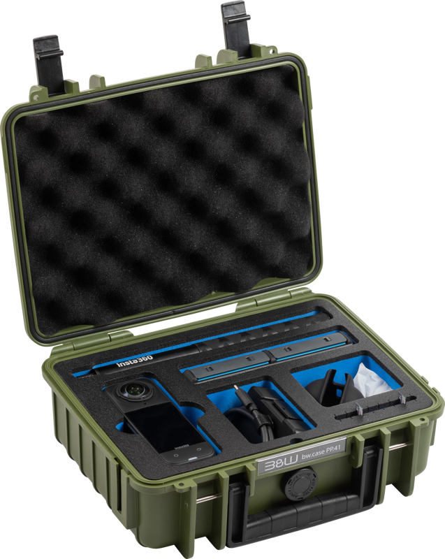 BW Outdoor Case Type 1000 for Insta360 X4 / Insta360 X5, bronze green