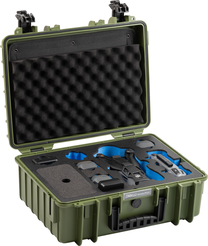 BW Outdoor Cases Type 5000 for DJI Mavic 4 Pro / Bronze Green