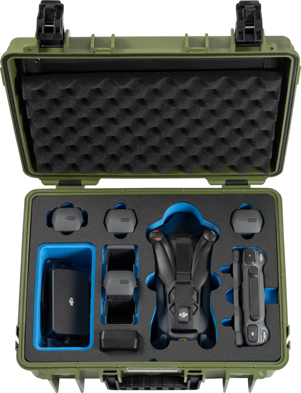 BW Outdoor Cases Type 5000 for DJI Mavic 4 Pro / Bronze Green