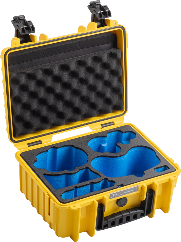 BW Outdoor Drone.case PP.117.Antigravity I Case type 3000 I Antigravity A1 I Yellow