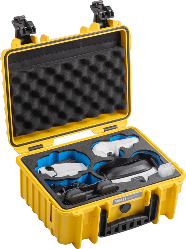 BW Outdoor Drone.case PP.117.Antigravity I Case type 3000 I Antigravity A1 I Yellow
