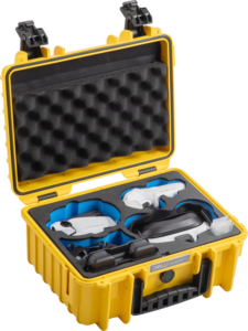 BW Outdoor Drone.case PP.117.Antigravity I Case type 3000 I Antigravity A1 I Yellow