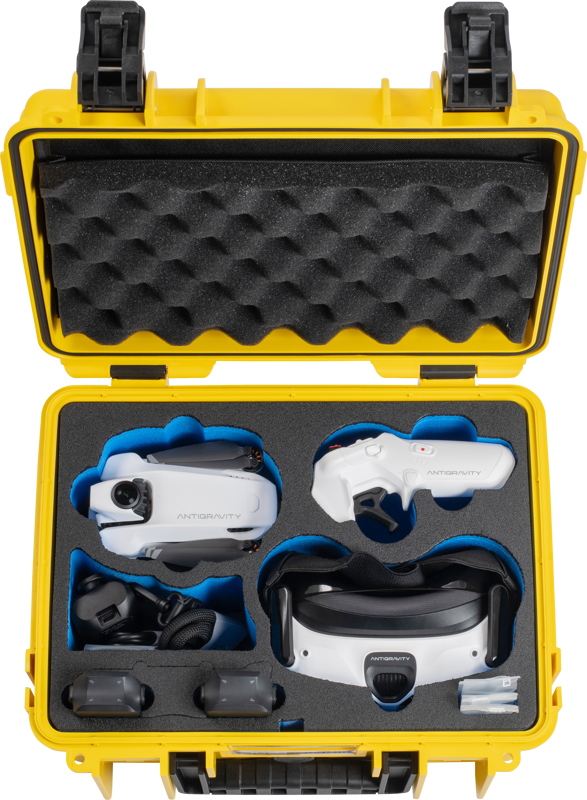 BW Outdoor Drone.case PP.117.Antigravity I Case type 3000 I Antigravity A1 I Yellow