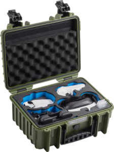 BW Outdoor Drone.case PP.117.Antigravity I Case type 3000 I Antigravity A1 I Bronze Green