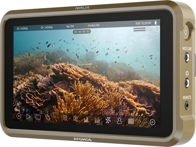 ATOMOS Ninja, 5-inch, 1000nit HDR monitor-recorder for DSLR and mirrorless cameras