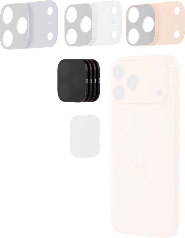 SMALLRIG 6070 Square ND Filter Kit (ND2 to ND16) for iPhone 17 Pro Series