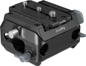 SMALLRIG 5366 Manfrotto-Type Mount Plate Kit with 15mm Dual Rod Clamp