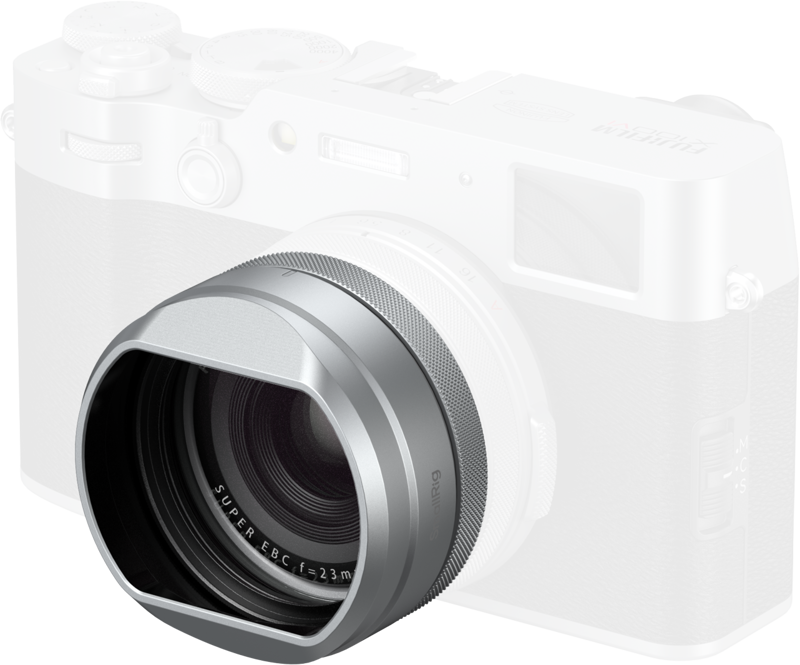 SMALLRIG 5851 UV Filter with Lens Hood Kit for FUJIFILM X100VI / X100V (Silver)