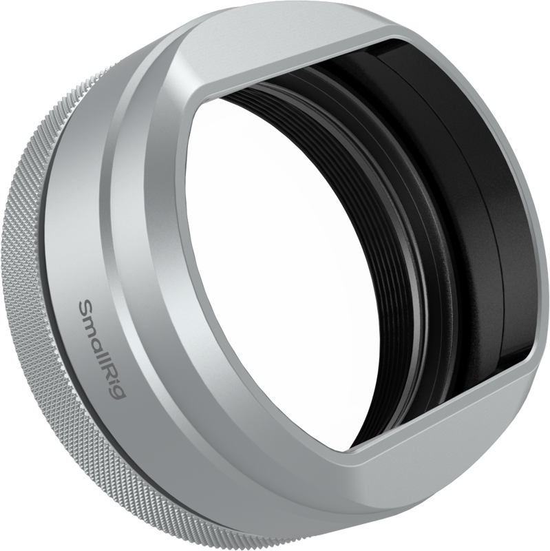 SMALLRIG 5851 UV Filter with Lens Hood Kit for FUJIFILM X100VI / X100V (Silver)