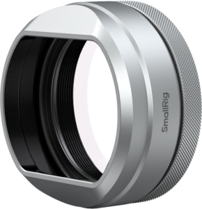 SMALLRIG 5851 UV Filter with Lens Hood Kit for FUJIFILM X100VI / X100V (Silver)