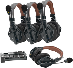 HOLLYLAND Solidcom C1 Pro-4S-DH - 4 Person Noise Cancelling Headset Intercom Double-Ear Version