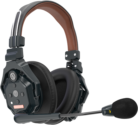 HOLLYLAND Solidcom C1 Pro-4S-DH - 4 Person Noise Cancelling Headset Intercom Double-Ear Version