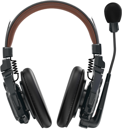 HOLLYLAND Solidcom C1 Pro-4S-DH - 4 Person Noise Cancelling Headset Intercom Double-Ear Version